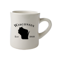 Wisconsin 1848 Classic Diner Mug