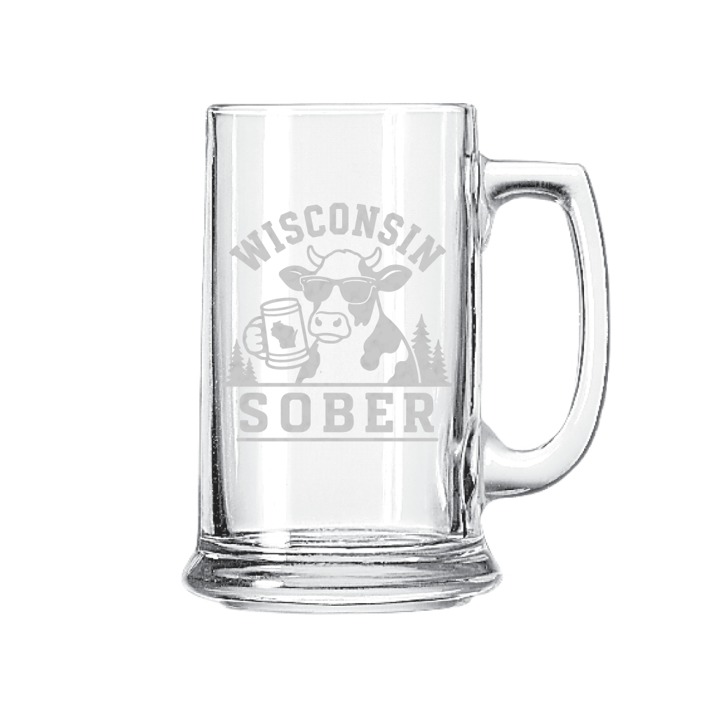 Wisconsin Sober Beer Stein