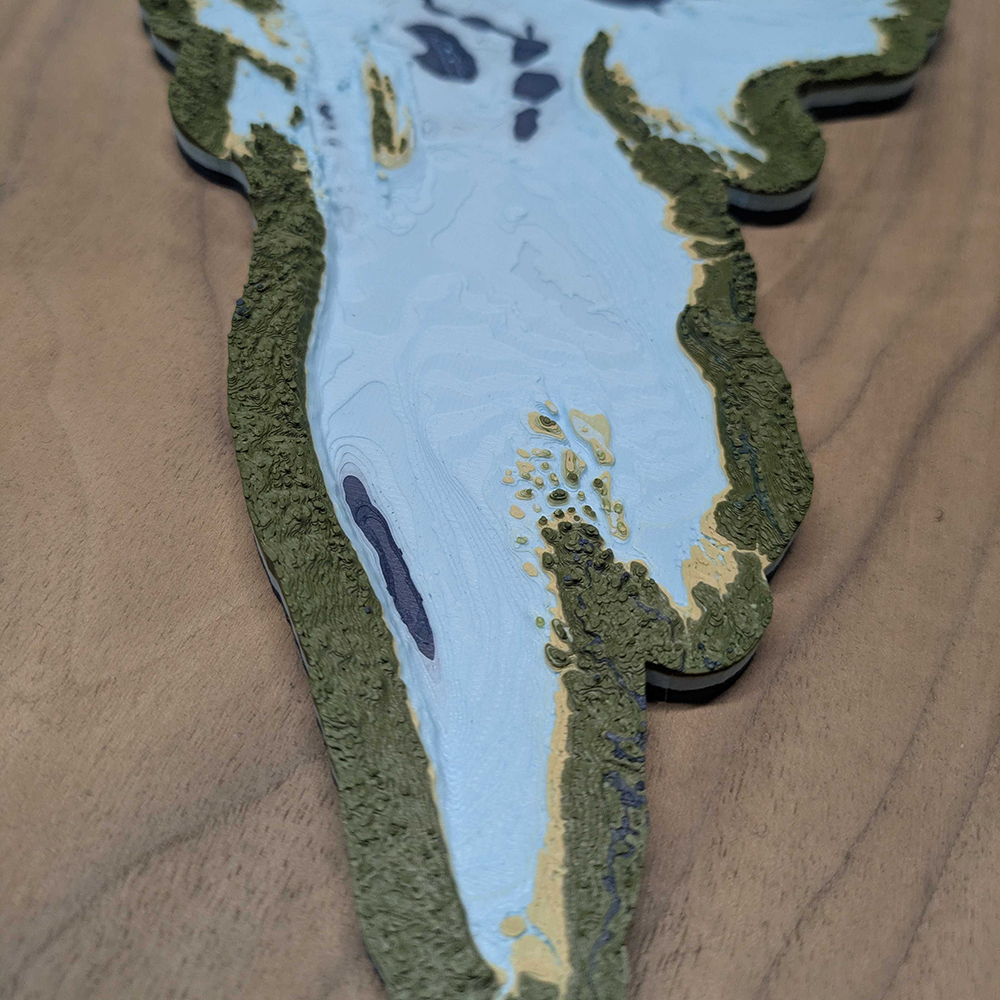 Lake Superior Topographical Map