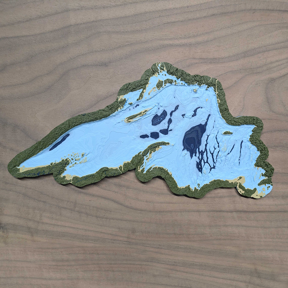 Lake Superior Topographical Map